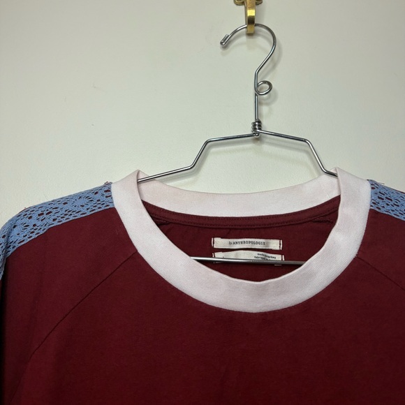 NWOT By Anthropologie Oversized Sporty Tee Size Large - Picture 8 of 15